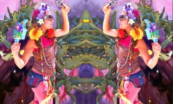 shamanatrix, missy galore, aura fluff, amika mu