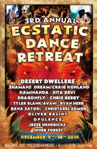 3rd ecstatic dance retreat hawaii